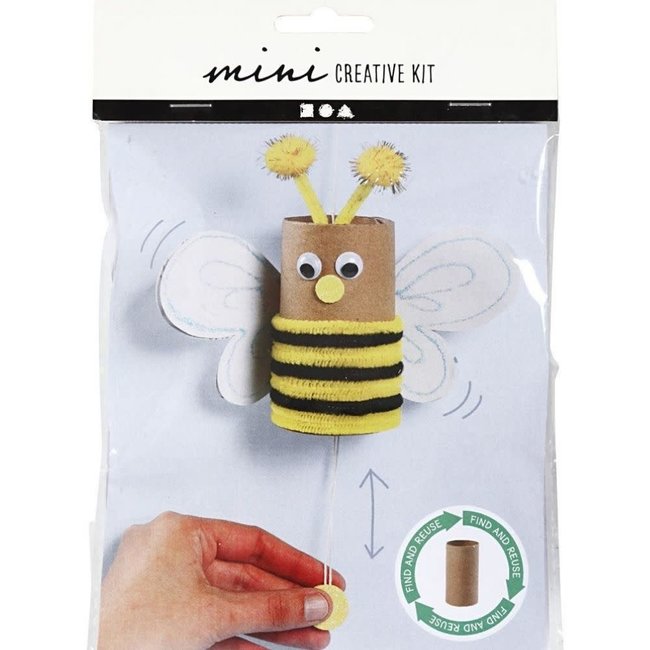 Creativ Company Knutselen, Knutselpakket - Toiletrol bungelende bij (mini)