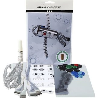 Creativ Company Creativ Company Knutselen, Knutselpakket - Toiletrol robot (mini)