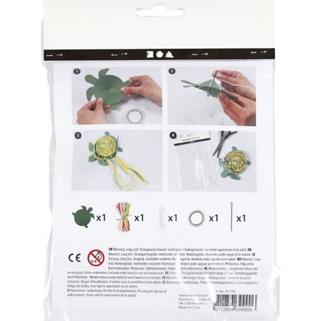 Creativ Company Knutselen, Knutselpakket - Schildpad (mini)