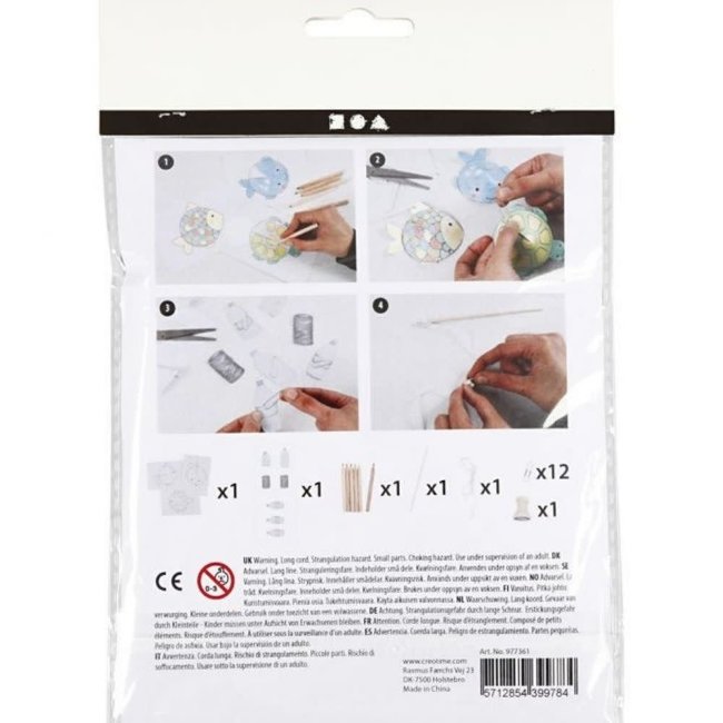 Creativ Company Creativ Company Knutselen, Knutselpakket - Visspel (mini)