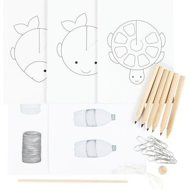 Creativ Company Creativ Company Knutselen, Knutselpakket - Visspel (mini)