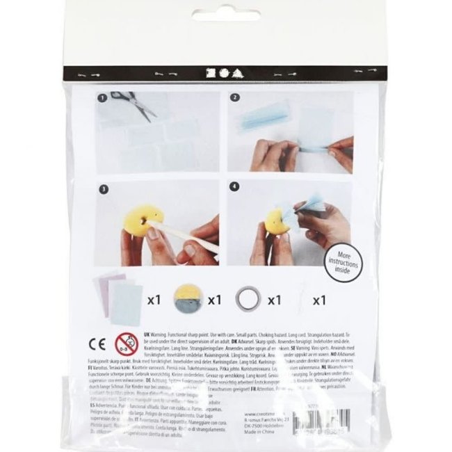 Creativ Company Knutselen, Knutselpakket - Kwal en vis boetseren (mini)