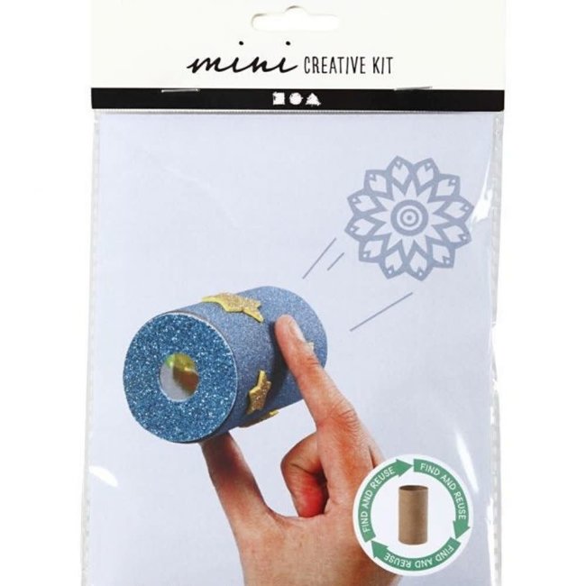 Creativ Company Knutselen, Knutselpakket - Toiletrol Kaleidoscoop (mini)