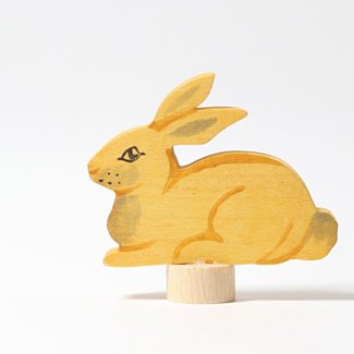 Grimms Decoratiefiguur - insteker konijn, zittend (decorative figure sitting rabbit)