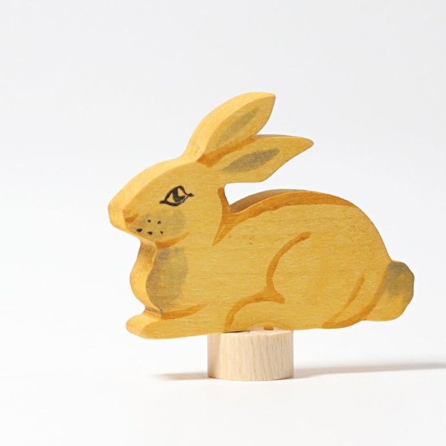 Grimms Decoratiefiguur - insteker konijn, zittend (decorative figure sitting rabbit)