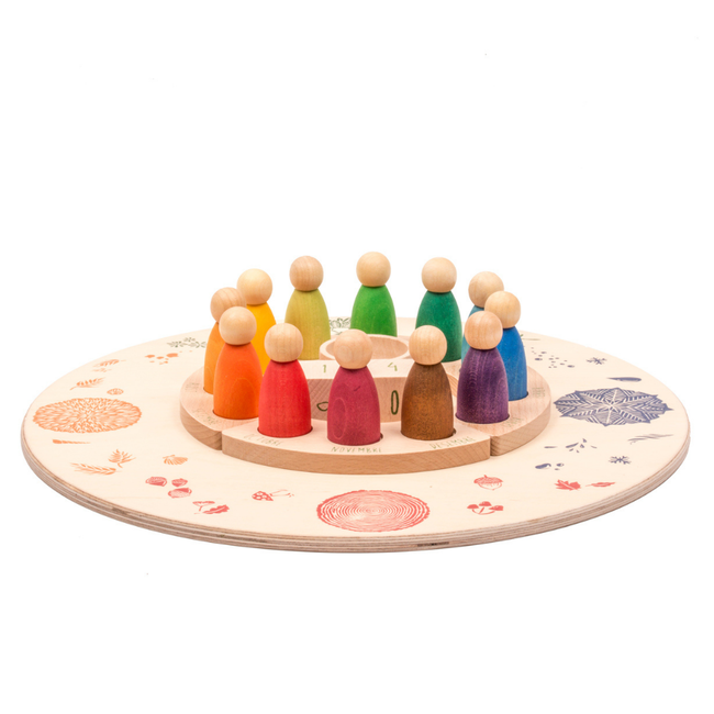 Grapat Houten speelbord seizoenen (Platform 4 seasons 4 elements)