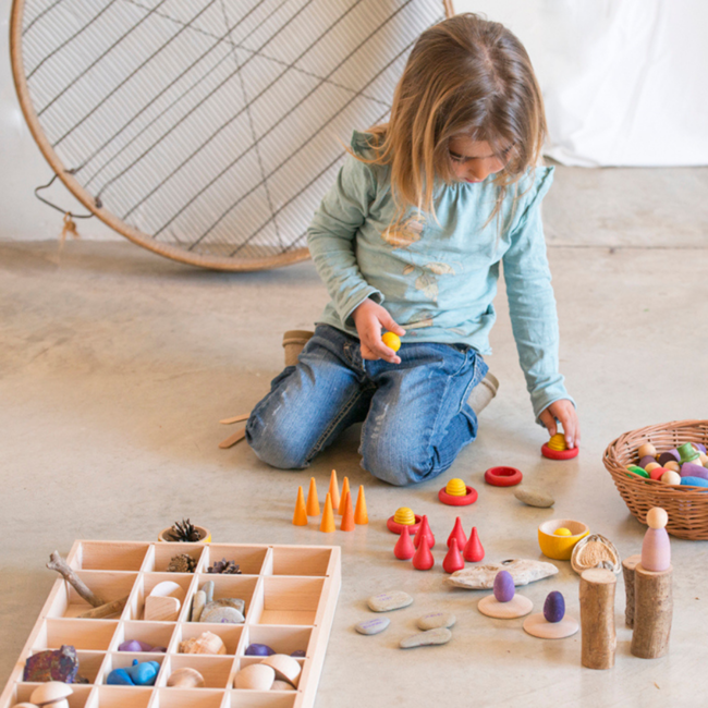 Grapat Houten sorteerbak (Tinker Tray)