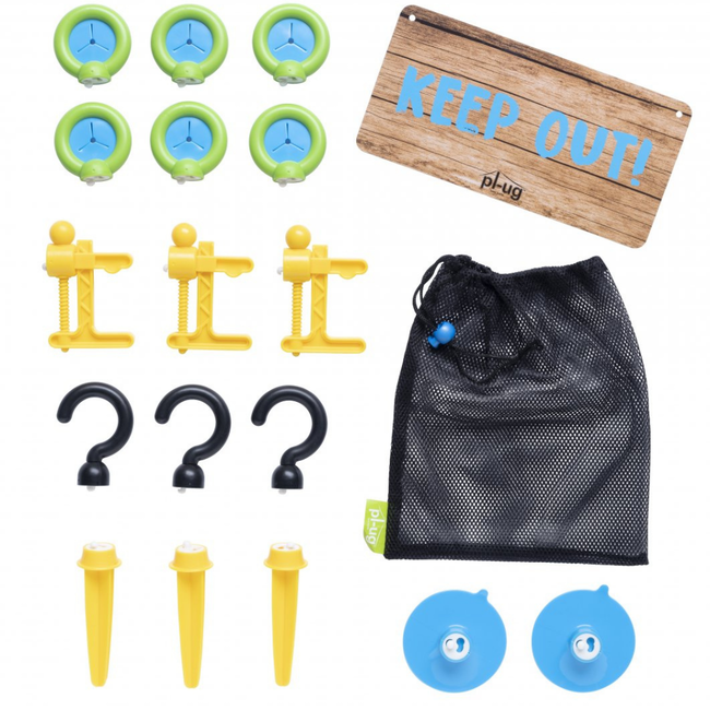 Pl-ug Buitenspeelgoed Tent - bouw je eigen tent kit (extra)