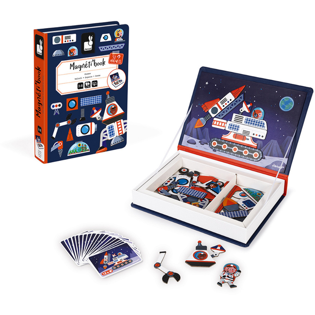 Janod Speelgoed Magneetboek - Heelal (Magnetibook)