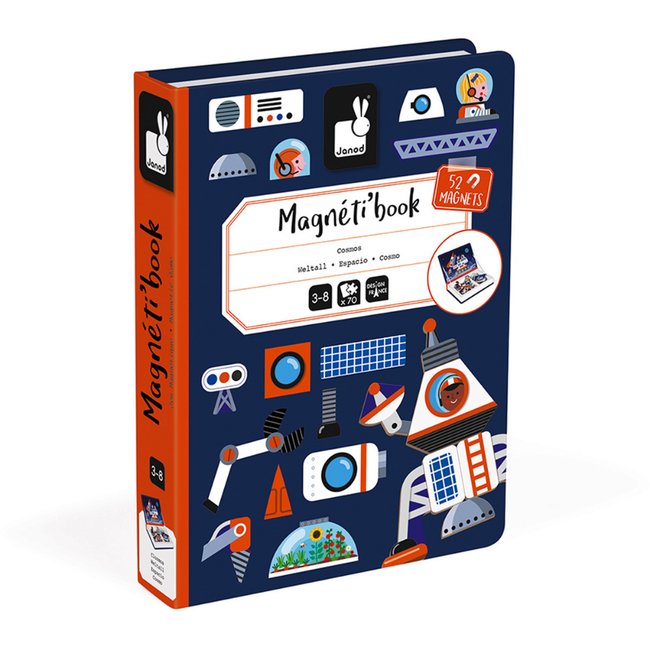 Janod Speelgoed Magneetboek - Heelal (Magnetibook)