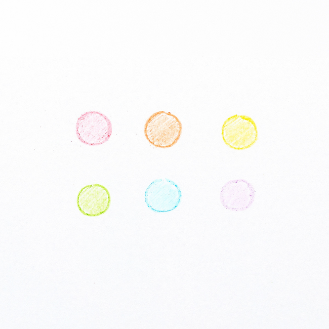 Ooly Knutselen - kleurpotloden uitwisbaar incl. gum met vanillegeur, ijsjes (rainbow scoops)