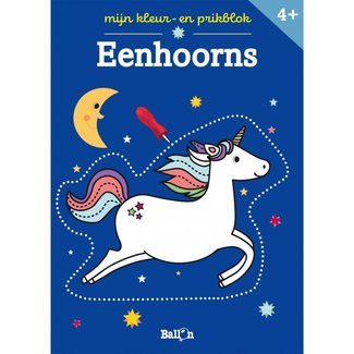 Ballon Knutselen - Mijn kleur- en prikblok: Eenhoorns
