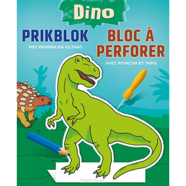 Deltas Knutselen - Prikblok, dino