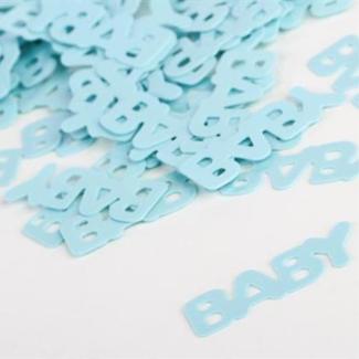 Feest - Gender reveal confetti blauw baby