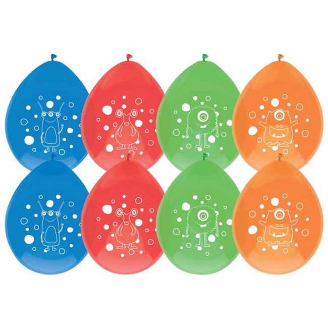 Feest - Ballon Monster 8 st.