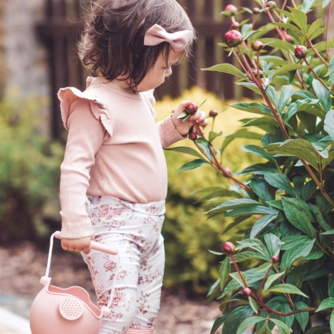 Scrunch Buitenspeelgoed - gieter oud roze, 12x10cm (opvouwbaar)