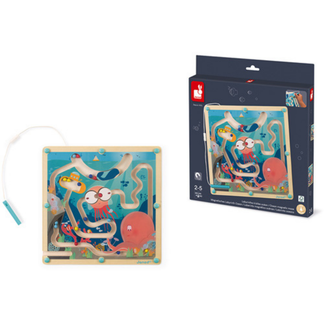 Janod Educatief - Magnetisch doolhof Oceaan
