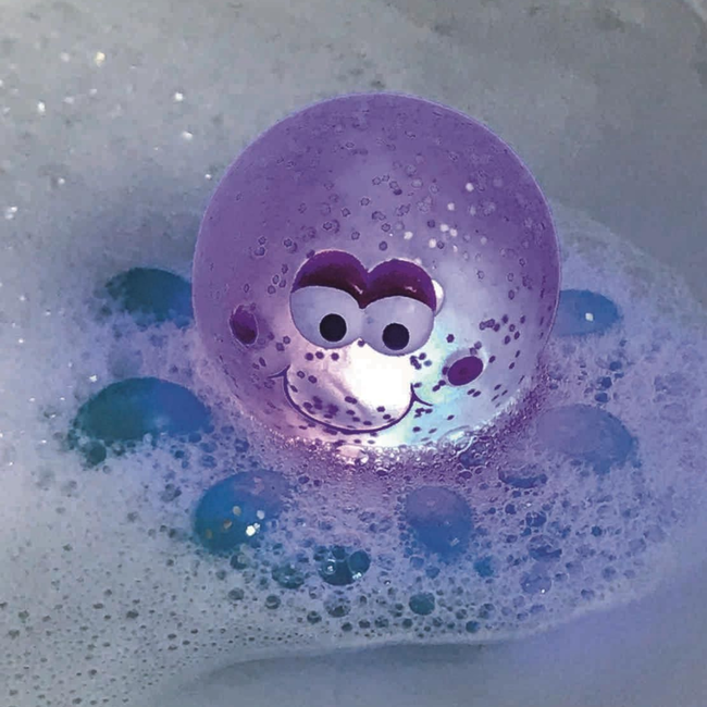 moses. Verlag Lichtgevende octopussen met glitter voor in bad