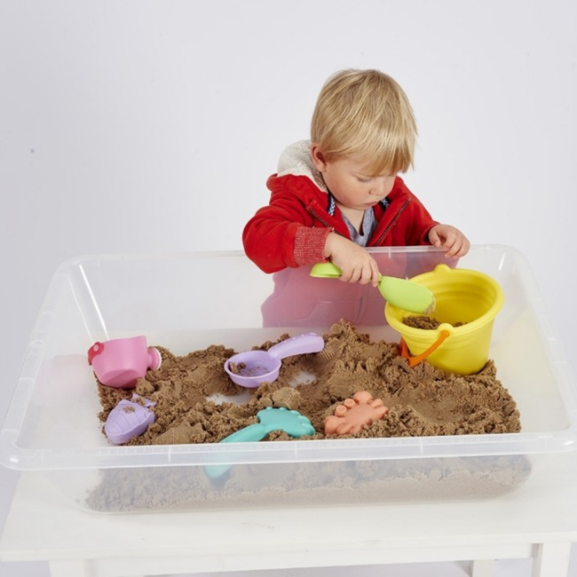 edxEducation Buitenspeelgoed - transparante zand- en water speelbak