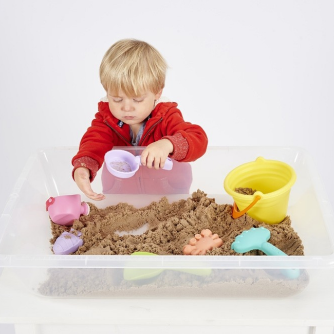 edxEducation Buitenspeelgoed - transparante zand- en water speelbak