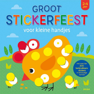 Deltas Boeken, Stickerboeken - Groot stickerfeest voor kleine handjes (2-4 jr.)