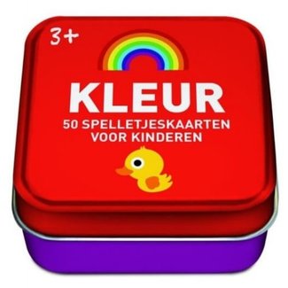 Spellen , kaartspellen - 50 spelletjeskaarten voor kinderen, Kleuren 3+