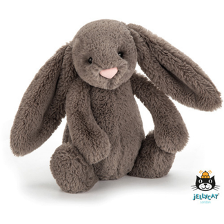 Jellycat Knuffels - konijn bruin, klein 18cm (Bashful Truffle Bunny Small)
