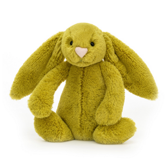 Jellycat Knuffels - konijn lime groen, klein 18cm  (Bashful Zingy Bunny Small)