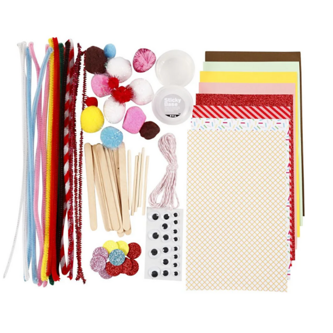 Creativ Company Knutselen - knutselset met basismaterialen 'candy'