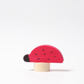 Grimms Decoratiefiguur - insteker lieveheersbeestje (decorative figure ladybug)
