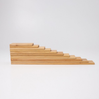 Grimms Houten speelgoed - bouwplanken naturel (naturel building boards)
