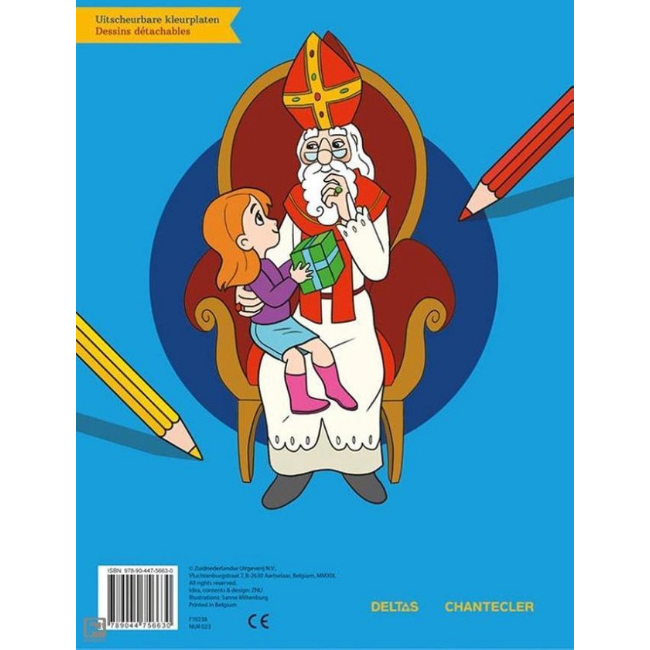 Deltas Boeken, Kleurboeken - Sinterklaas blauw