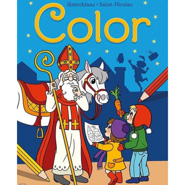 Deltas Boeken, Kleurboeken - Sinterklaas blauw