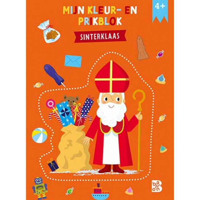 Ballon Boeken, Kleurboeken - kleur- en prikblok Sinterklaas