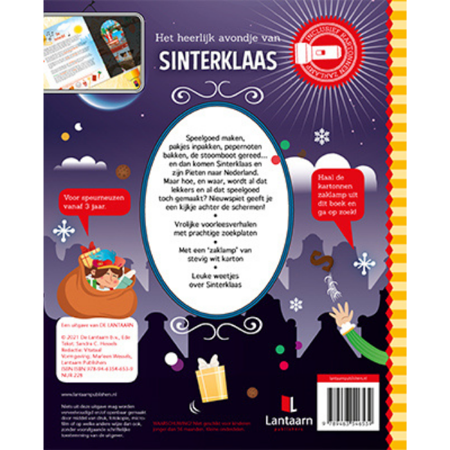 Boeken - Zaklampboek Het heerlijk avondje van Sinterklaas