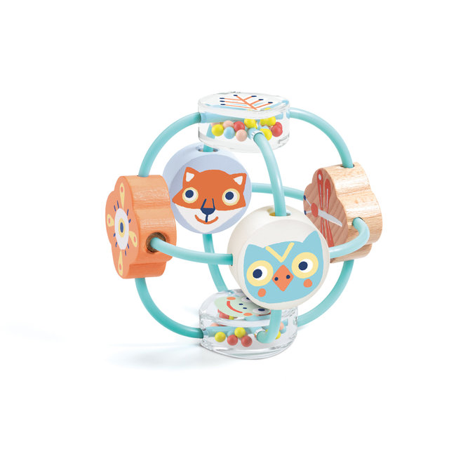 Djeco Babyspeelgoed, rammelaars - Bal  BabyBali