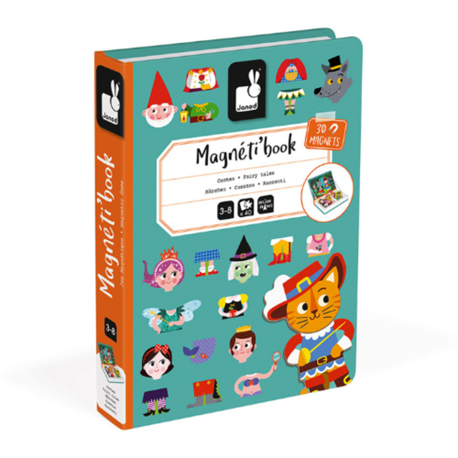 Janod Speelgoed, Magneetboek - sprookjes (Magnetibook)