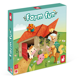 Janod Spellen, Kinderspellen - Coöperatief spel Farm Fun, 2+