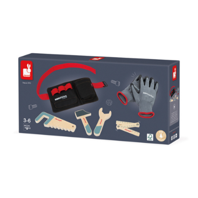 Janod Verkleden en rollenspellen - Brico'kids gereedschapsriem