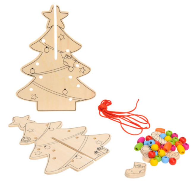 Knutselen, Knutselpakket - Maak je eigen kerstboom, 4+