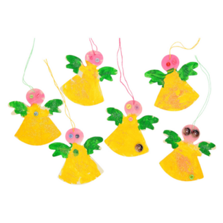 Creativ Company Knutselen - Versier je Houten Engel, 6st.