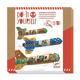 Djeco Knutselen, Knutselpakket - DIY raket (4-8 jr.)