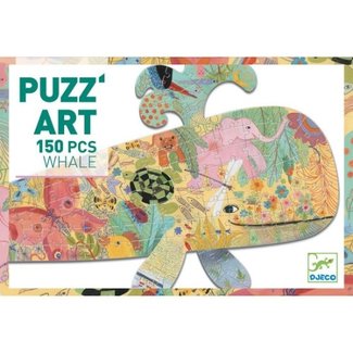 Djeco Puzzelen, Legpuzzel - Puzz'Art Walvis, 150 stukjes (Puzz'art Whale)