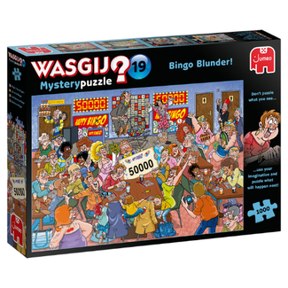 Jumbo Puzzels, Legpuzzels - Wasgij Mystery nr. 19 Bingo Bedrog, 1000 stukjes