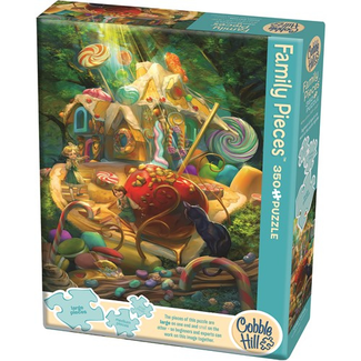 Cobble Hill Cobble Hill familie puzzel 350 stukjes - Candy cottage Cobble Hill Cobble Hill familie puzzel 350 stukjes - Candy cottage