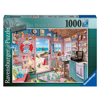 Ravensburger Puzzels, Legpuzzels - Ravensburger Het strandhuis, 1000 stukjes