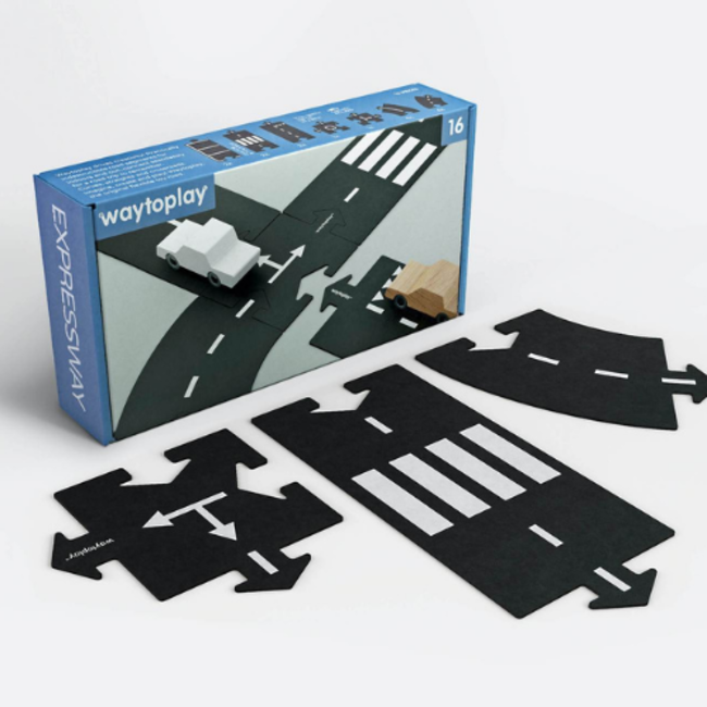 Way to play Flexibele autobaan - Snelweg 16-delig (Express way)