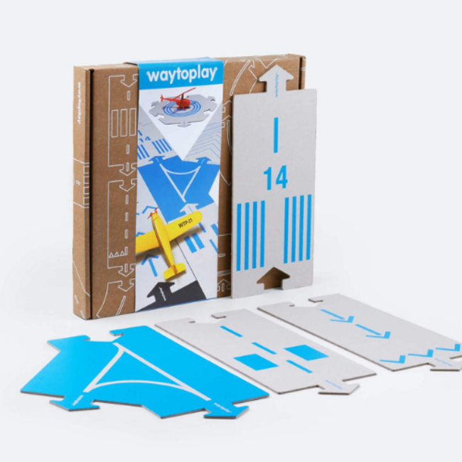 Way to play Kartonnen autobaan - Landingsbaan 14-delig (Runway)