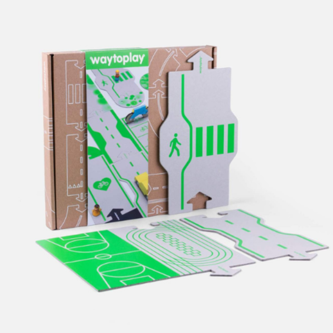 Way to play Kartonnen autobaan - Downtown 14-delig