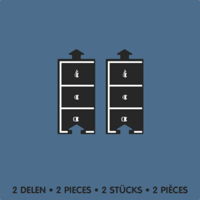 Way to play Flexibele autobaan - uitbreidingsset parkeren 2st.